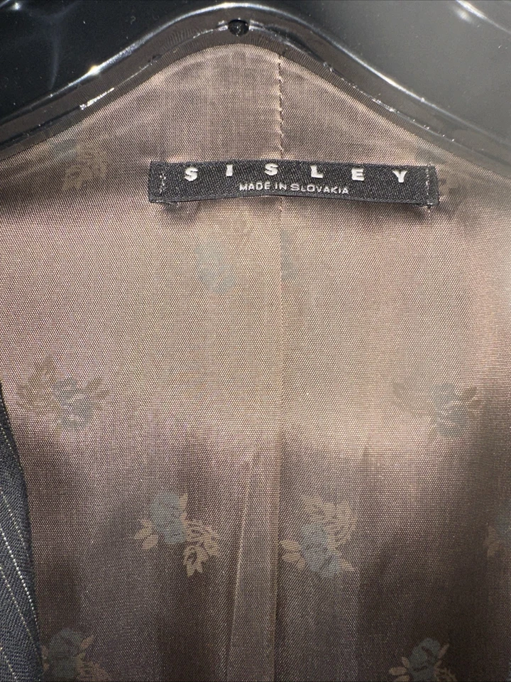 Chaqueta/pantalón Suit Sisley marrón 2 piezas talla 40 Foto 4 de 4