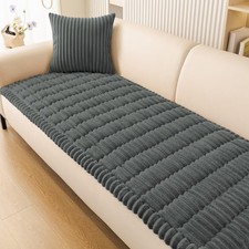 Couch Cover for Dogs Washable Non Slip Fuzzy Pet Covers for 3 Cushion Sofa