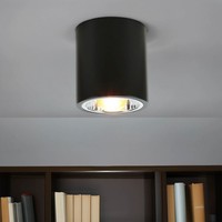 Eleganter Strahler In Schwarz E27 Spot Lampe Deckenleuchte Beleuchtung Flur