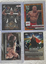 Panini Topps 2023 UFC 4 Card Lot Pereira St-Pierre Du Plessis Rare