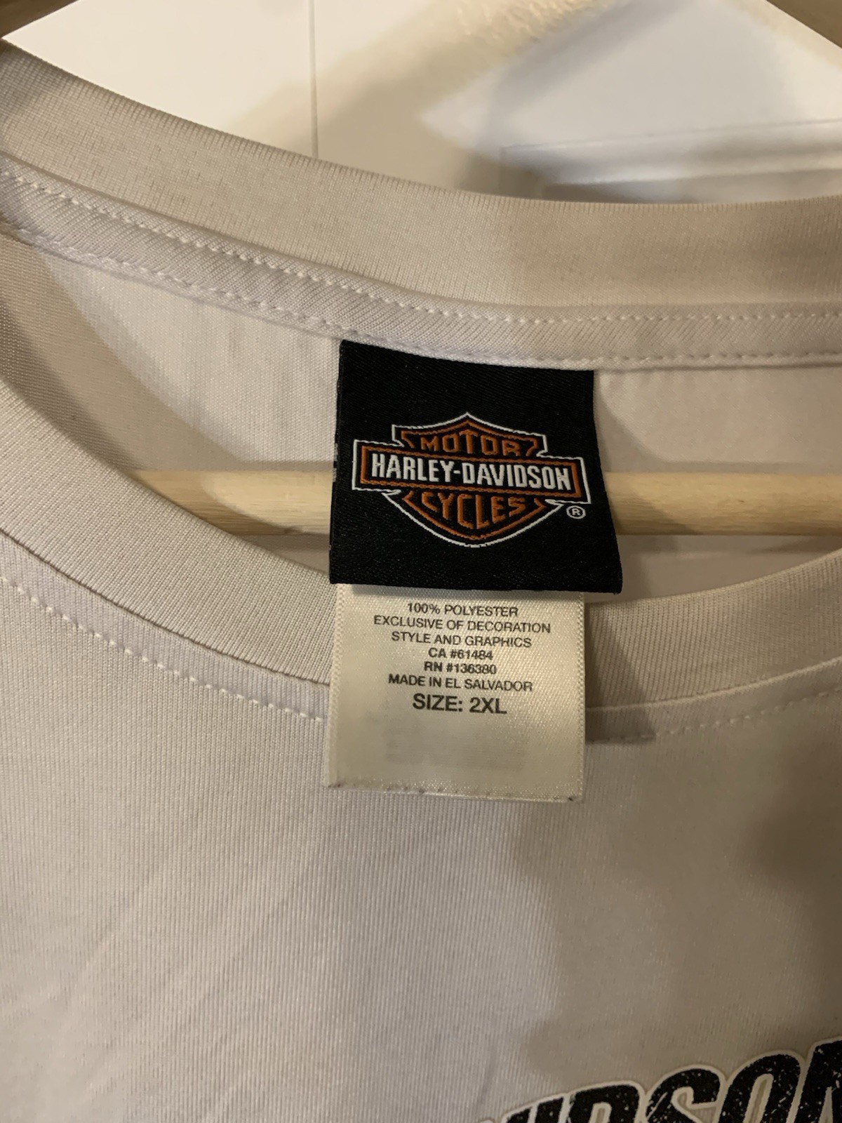 Harley-Davidson Mens Sz 2XL Graphic T-Shirt Williamsport Maryland XXL