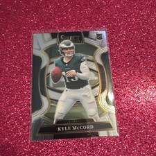 Panini Select 2025 Kyle McCord Eagles Rookie Football Card Concourse #91. rookie card picture