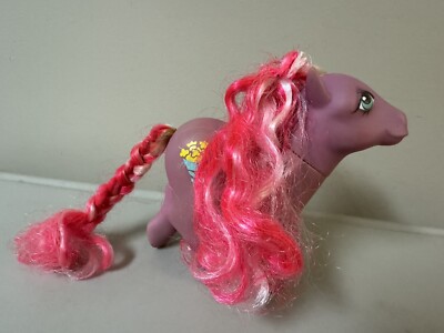 My Little Pony G1 Vintage ''Caramel Crunch'' Candy Cane Pony 1984 