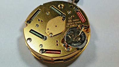 Genuine ETA 251.262, date at 3 o'clock, 27 Jewels, for watch