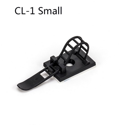 Self Adhesive Cable Management Clips Fixed Clamp Adjustable Clips 7.9-25.4mm - Picture 21 of 28