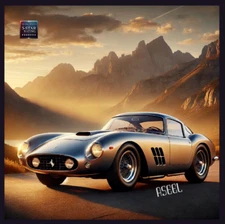 Classic Car Digital Art Wallpaper Vintage Car Photography Desktop Background 01