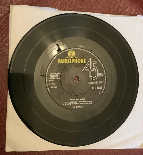 The Beatles - Twist And Shout 4 tracks 7” Vinyl EP: Rock, Beat 1978 reissue