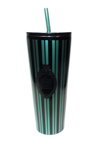 Disney Parks 2024 Starbucks Stainless Steel Tumbler Haunted Mansion Green Black - Picture 15 of 24