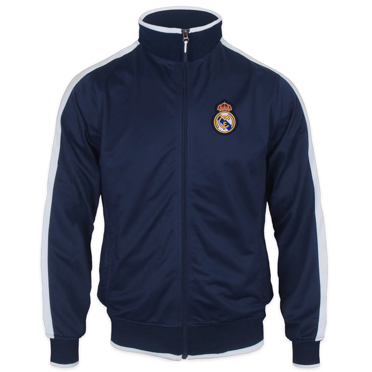 Official Real Madrid Tracking Jacket Football Retro Theme Boy
