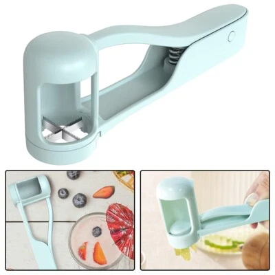 Grape Cherry Slicer Cutter Tool Auxiliary Kitchen Food Fruit Splitter Easy carry