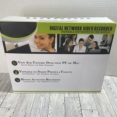 Digital Network Video Recorder Lapetus Model LT-6708NH View Control PC Mac New 