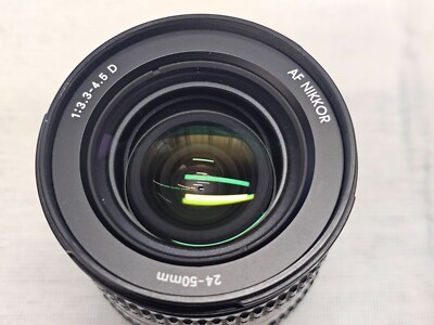 Nikon AF Nikkor 24-50mm 1:3.3-4.5D F Mount Wide Angle Zoom Camera