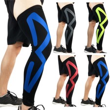 Sports Knee Pads Compression Basketball Elastic Thigh Leg Sleeve Protective Gear