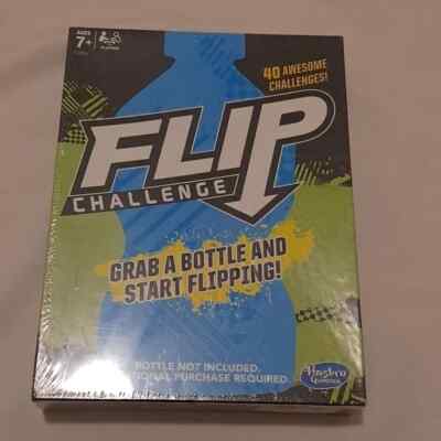 Hasbro Flip Challenge Trick Shot Card Game Family Friendly Game Night Gift