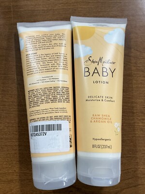 2X Shea Moisture Raw Shea Chamomile Argan Oil Baby Lotion Oz  Australia