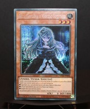 CARTA YU GI OH BELLA FANTASMA & MANIERO INFESTATO SECRET RARE 1ED MP22 ITA NM