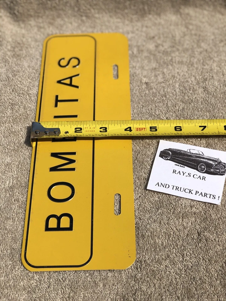 NUEVO TOPPER DE MATRÍCULA UNIVERSAL BOMBITAS. Foto 4 de 4