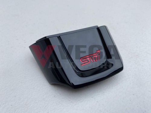 Piano Black Lower Steering Wheel Trim w/ STI Logo to suit Subaru WRX STI VAF 343 - 第 1/4 張圖片