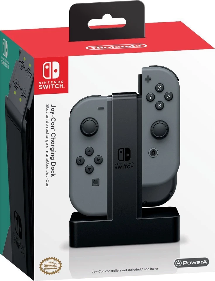 Chargeur pour 4 manettes Joy-con Nintendo Switch PowerA