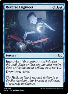 REVERSE ENGINEER x4 mtg NM-M Commander March of The Machine 4 Unc