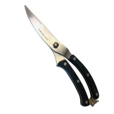LavaLock® BBQ Kitchen Poultry Shears - Heavy Duty Spring Loaded Kitchen Scissors