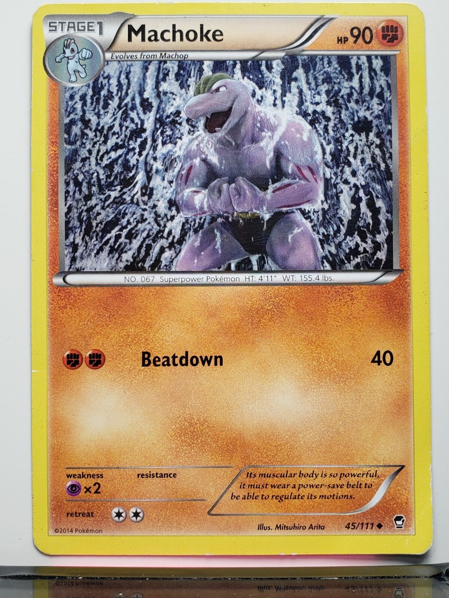 Machoke 45/111 - PL - XY Furious Fists Pokemon Card $2 Combined