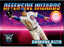 2021 Topps Big League Defensive Wizards Anthony Rizzo Chicago Cubs Baseball ML
