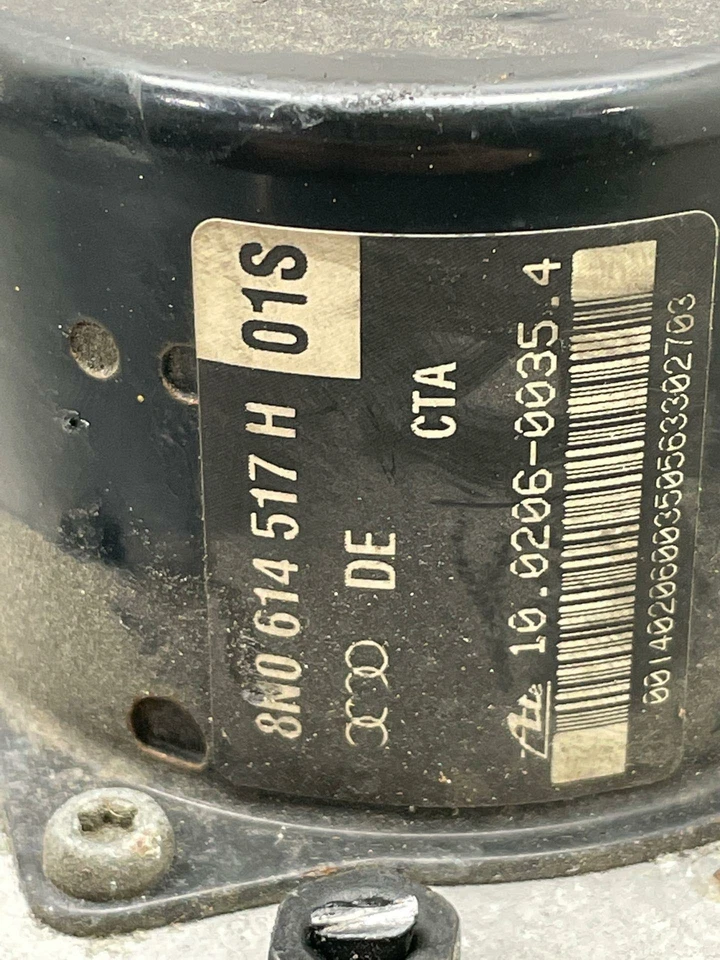 AUDI TT QUATTRO 2003 CONJUNTO BOMBA FRENO ANTIBLOQUEO 8N0614517H ABS 03 04 05 06 Foto 2 de 4