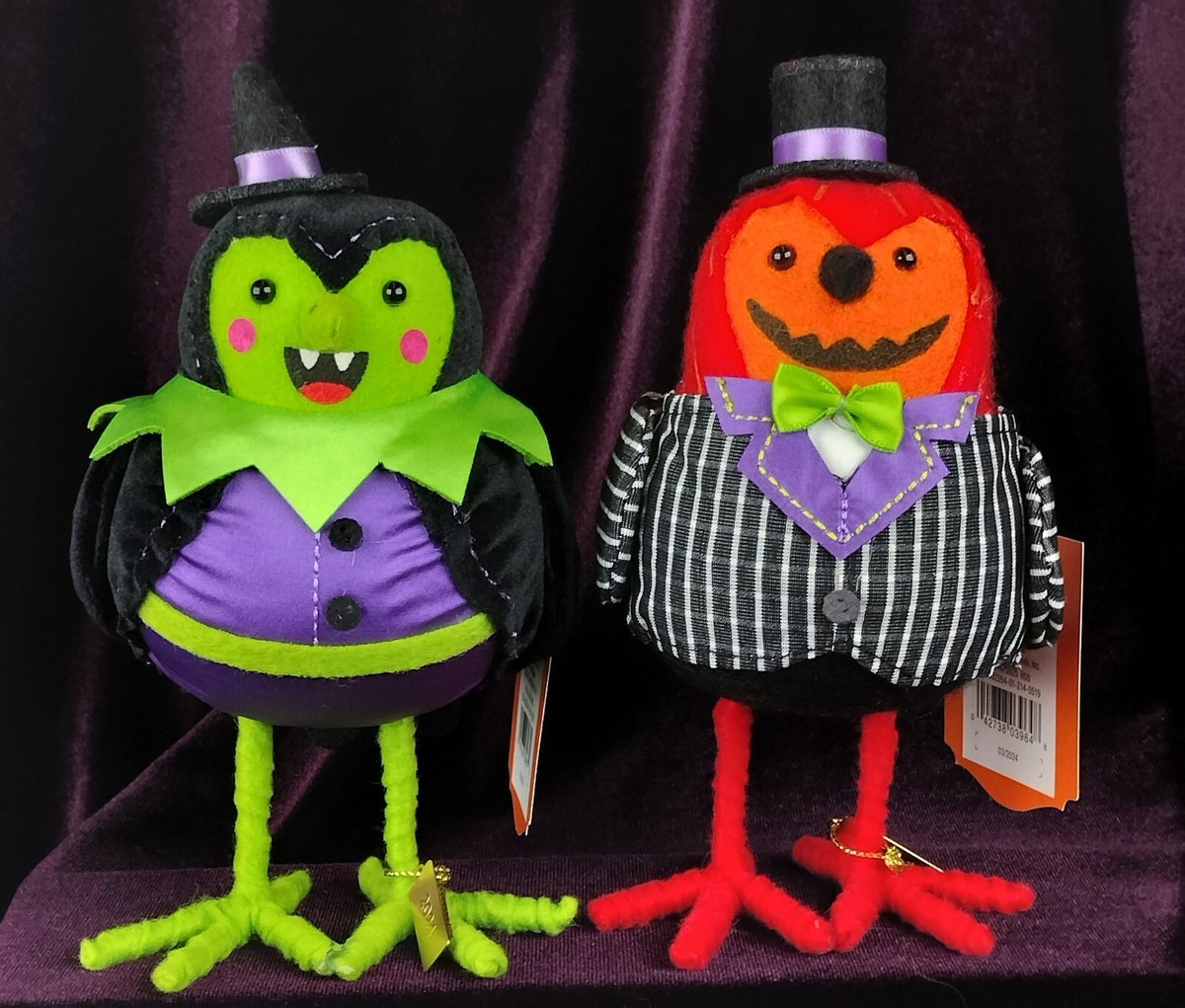 Target Halloween 2024 Hyde & Eek Birds SET OF 9!! Featherly