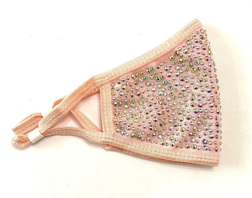 Rhinestone Face Mask Bling Crystal Mask Reusable Washable With Filter Pocket - Picture 24 of 24