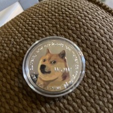 Gold Dogecoin Coin Commemorative 2021 New Collectors Doge Souvenir Medal Gift US