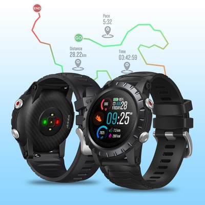 Zeblaze Stratos GPS Smart Watch Built-in 4-Satellite/3-Modes Heart/SpO2/VO2max | eBay