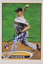 Pittsburgh Pirates Jared Hughes Signed 2012 Topps Autograph Card #175 TOUGH 106