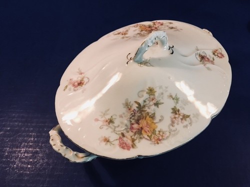 O&EG Royal Austria Covered Tureen Casserole w/3 Platters Oval Serving Set - Picture 3 of 10