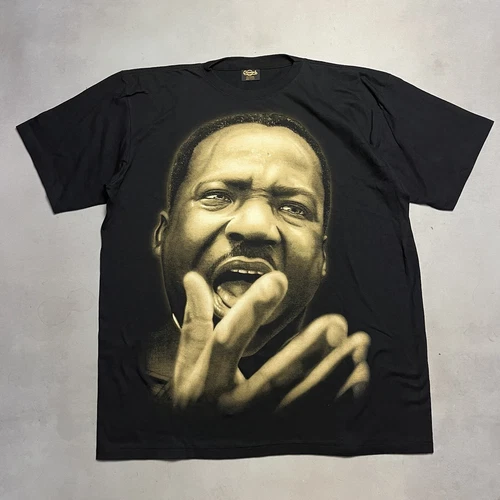 Martin Luther King Jr MLK Rap Tee Shirt Big Face Sin Vintage vintage concert t-shirt, vintage, size XL, single stitch, B+ condition
