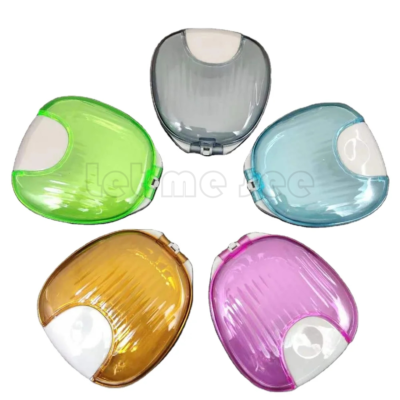 Lot De 10 Boîtiers De Rangement Pour Appareil Dentaire - Transparents, Neufs