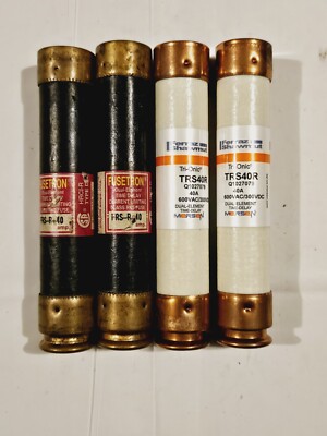 4-Pk Mersen Ferraz Shawmut TRS40R TriOnic Fuse 40A 600V Class RK5 Dual Element
