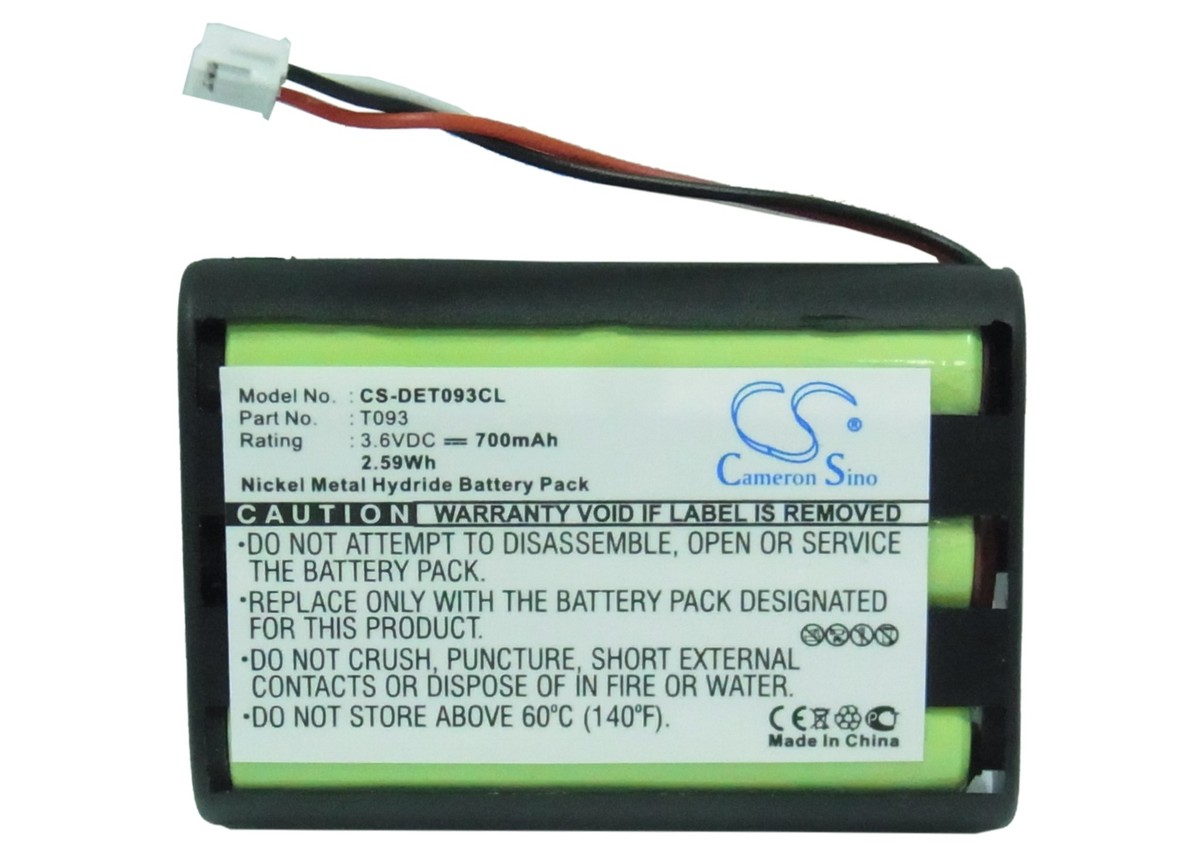 BATTERIE 700MAH TYPE P002095 pour Alecto DVM-75 DVM-75-00 EUR 14,00 - FR