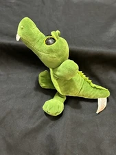 Dollibu Crocodile Plush Doll 9.5” Reptile Plushy Toy Green Soft Big Eyes Cayman