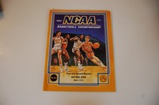1986 NCAA Basketball First Round Program - MSU, Kansas, Georgetown etc
