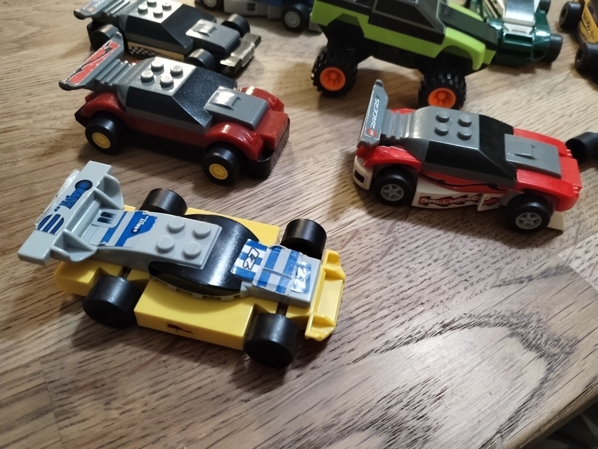 10 Lego McDonalds Happy Meal Toys Licensed Racers Cars Lot General