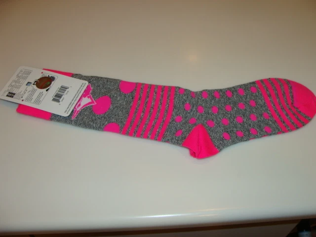 Пара баскетбольных носков Toronto Raptors NBA фиолетово-серые ноги средние (6-11) - Изображение 2 из 2