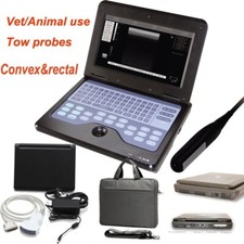 Veterinary Laptop Machine Ultrasound Scanner For Horse/Equine/Cow With 2 Probes