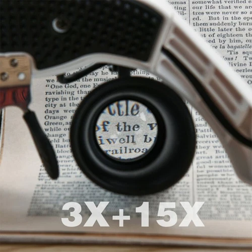 3/4/5/6/7/10X Adjusting LED Light Headband Magnifying Glasses Eye Magnifier Tool - Picture 11 of 11