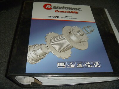 Manitowoc Grove TMS700E Truck Crane Service Reference & Maintenance Manual xz