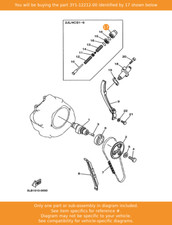 YAMAHA Case, Chain Tensioner, 3Y1-12212-00 OEM SR125 XT125 XT250 SR250 TW200