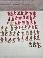 Plastic Cowboys vs Indians Toy Soldiers 1/32 Scale 2" Army Men Small Figures 57