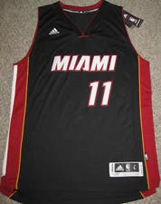 Chris BIRDMAN Andersen Miami Heat Men's Black 2015 Adidas Swingman Jersey