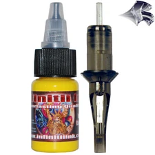 Magnum Membrane Mechanism Tattoo Needles + 1/2oz Tattoo Ink - Your Pick