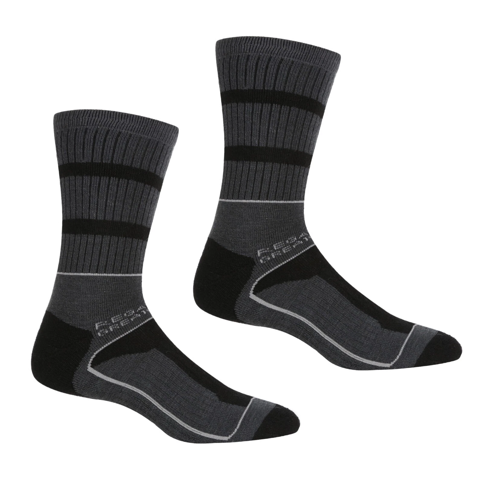Regatta Mens 3 Season Socks 2 Pack Comfort Lightweight Stretch Walking Hiking
